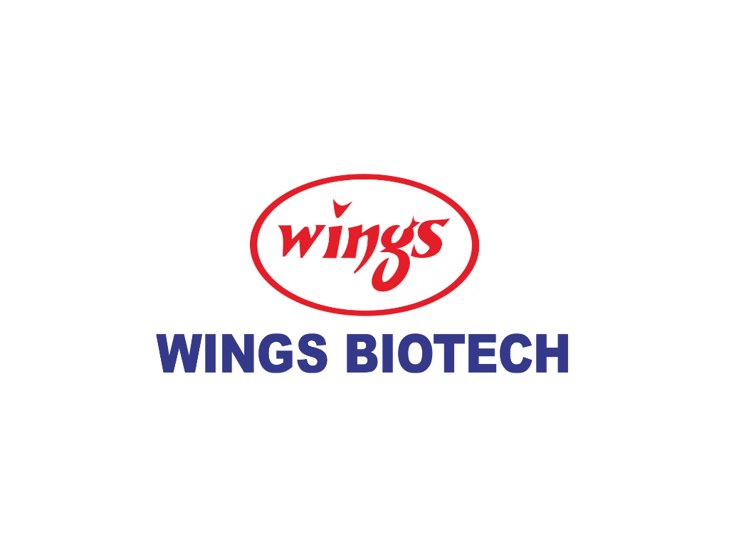 Wings Biotech red logo era