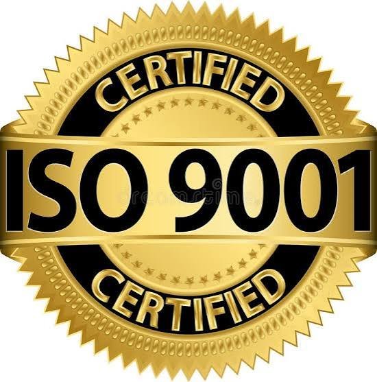 ISO 9001:2015 certification logo